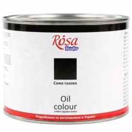 Краска масляная Rosa Studio 490мл 17 Сажа газова