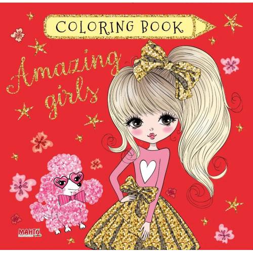 Манго серія: Coloring book "Дивовижні дівчата" картон 20 стр. 210х205 Манго серія: Coloring book "Дивовижні дівчата" картон 20 стр. 210х205