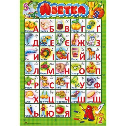 Плакат Экспресс А2 "Абетка" PL-11U