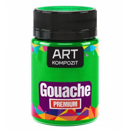 Краска гуашева Art Kompozit 60мл зеленая светлая