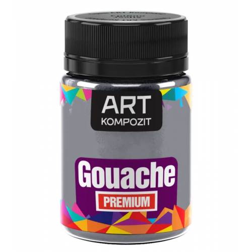 Краска гуашева Art Kompozit 60мл серебро