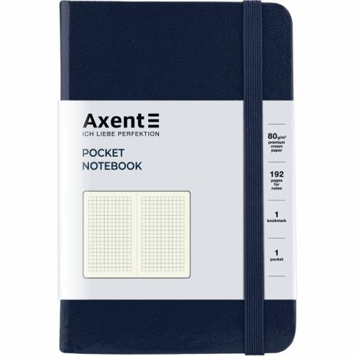 Блокнот Axent 8301-02 формат А6 95*140 клітинка 96арк. Partner синий