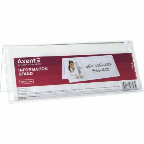 Табличка інформаційна Axent 4538-A 199*70 мм трикутна