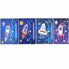 Блокнот JosefOtten 12,7*15см R64957 Rocket з ручкою на спіралі з ручкою