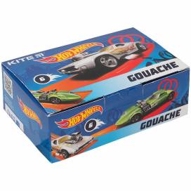 Набор гуашевых красок Kite 6цв 20мл HW23-062 Hot Wheels