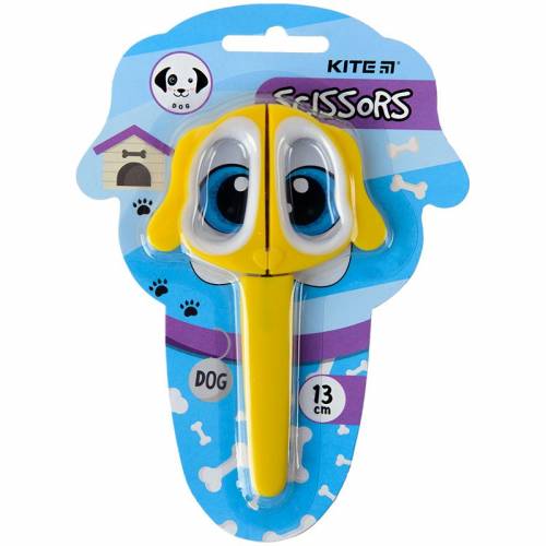 Ножницы детские Kite K21-017-04 Puppy 13см на блистере в футляре