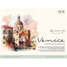 Бумага акварельная Школярик Muse Venice А5+ 180*240 20л плотность 325гр/м2 блок планшет PB-GB-020-099