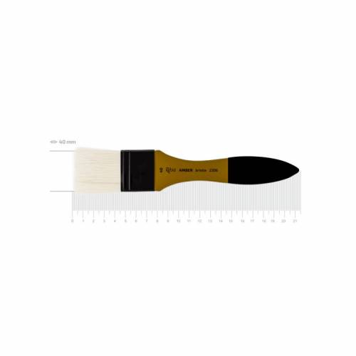 Кисть Rosa щетина флейц AMBER 2306 к.р. № 40