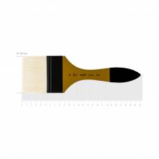 Кисть Rosa щетина флейц AMBER 2306 к.р. № 80