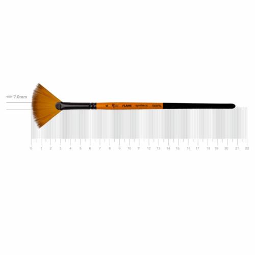 Кисть Rosa синтетика веерная FLAME 1368FN к.р. № 6 Кисть Rosa синтетика веерная FLAME 1368FN к.р. № 6