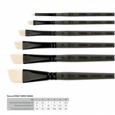 Пензель Rosa синтетика кутовий TERRA 1608A д.р. № 4