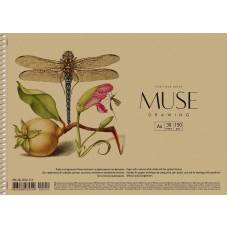 Альбом для рисования Школярик Muse А4 30л 150гр/м2 спираль PB-SC-030-319 обложка крафт