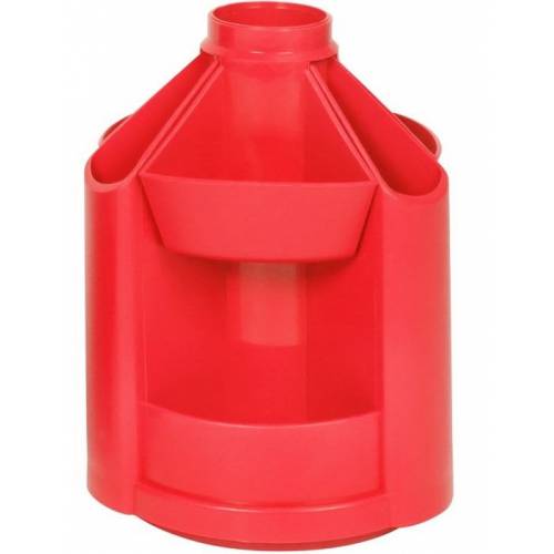 Настільний набір Economix E32209-03 без наповнення оберт 360° пластик червоний