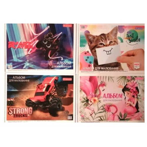 Альбом для малювання ТМ Руслан 40арк 100гр/м2 пружині 11В-008