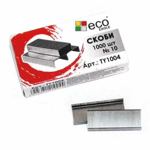 Скоба №10 Eagle 1000шт TY1004 Скоба №10 Eagle 1000шт TY1004