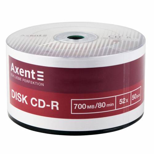 Диск CD-R AXENT 700Mb Bulk  50 8102-A