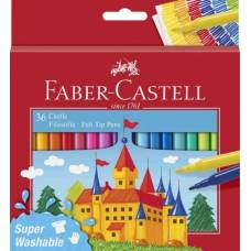 Фломастеры Faber 36цв 554203 картон Felt Tip Замок