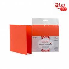 Открытка/ Набор заготовок для открыток Rosa Talent 15,5х15,5см, 220г/м2 № 9 червоний