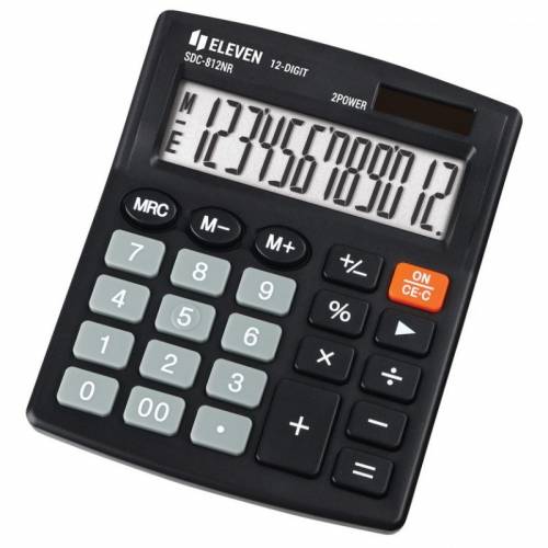 Калькулятор ELEVEN SDC-812NR (виробництво citizen) 12 розрядів, середній 