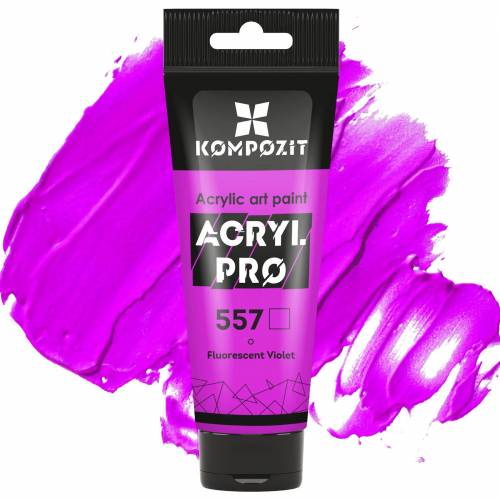 Фарба акрилова Art Kompozit 75мл 557 Флуоресцентна фіолетова