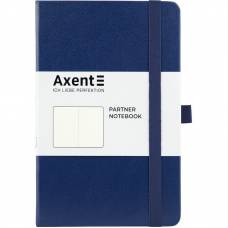 Блокнот Axent 8307-02 формат А5 96л. без линовки Partner тёмно- синий