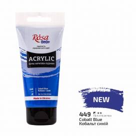 Краска акриловая Rosa Studio 75мл 449 Кобальт синий