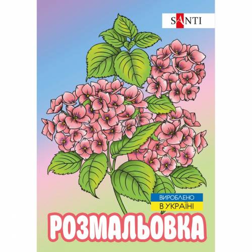 Раскраска Антистресс TM Santi 743058 Флористика 12 сторінок
