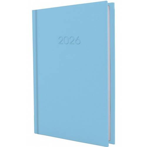 Ежедневник Economix датированный A5 E21612-11 Satin блакитний Ежедневник Economix датированный A5 E21612-11 Satin блакитний