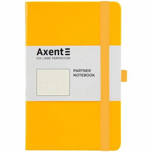 Блокнот Axent 8306-08-А формат A5 125*195 96арк. Partner в крапку жовтий