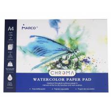 Альбом для акварелі Marco 300гр/м А4 15 аркушів клеєний 1071A-15CBP (A4-AQUA)