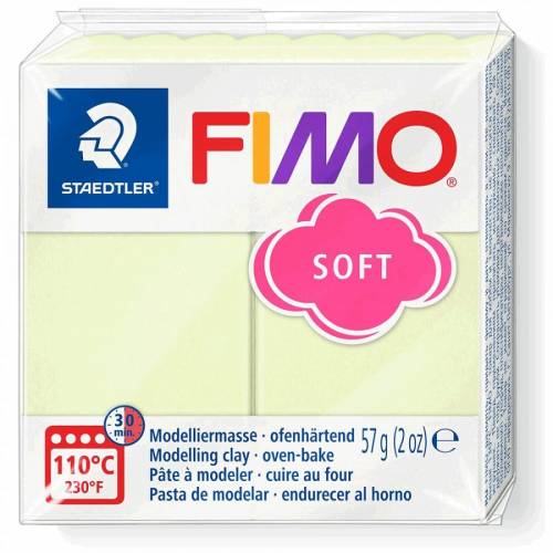 Глина полимерная FIMO Soft 57г 8020-105 ванильная пастельная