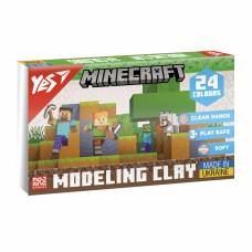 Пластилин YES 24цв 540682 480гр Minecraft