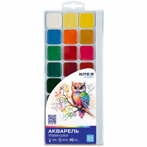 Краска акварельная Kite 24цв K-442 Kite Classic Краска акварельная Kite 24цв K-442 Kite Classic