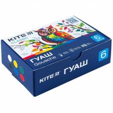 Набір гуашевих фарб Kite Classic  6кол 20мл K-062