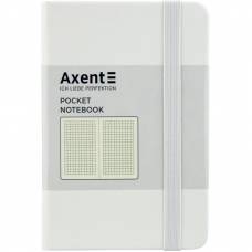 Блокнот Axent 8301-21 формат А6 95*140 клітинка 96арк. Partner Partner біла