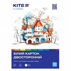 Картон білий Kite А4 10л K-254 Classic