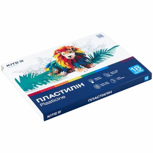 Пластилин Kite Classic 18цв 360гр K-085