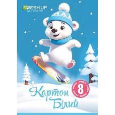 Картон белый Fresh А4 8л плотность 230гр/м2 FR-0010-8