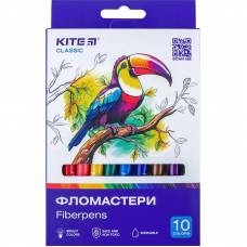 Фломастеры Kite 10цв K-455 Classic