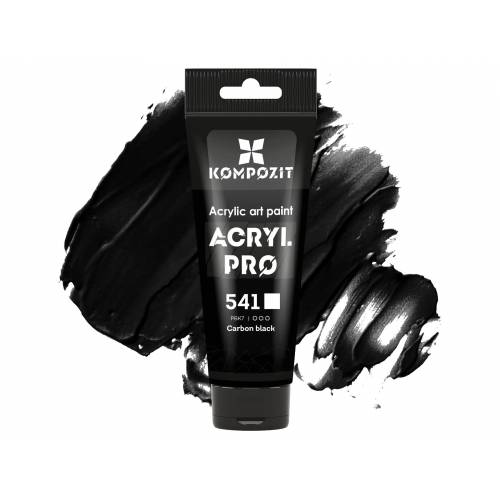 Краска акриловая Art Kompozit 75мл 541 Карбон чёрный
