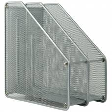 Лоток для паперу металевий вертикальний Axent на 2 відділа A-2126-03 срібний