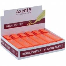 Текстовыделитель Axent 2537-12-A неон оранжевый