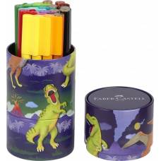 Фломастеры Faber 20цв 155546 Connector "Автобус"  в метал.коробке