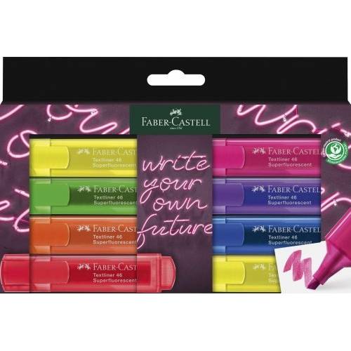 Набір маркерів текстових Faber 254601 Textliner 8цв Neon