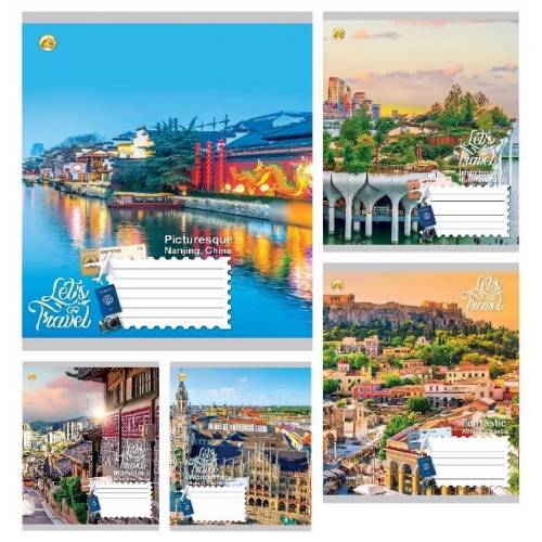 Тетрадь 12л. линия Тетрада 42114 Міста світу