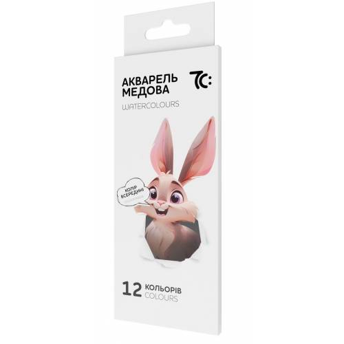 Фарба акварельна  Gamma UA 7C 12кол без пензлика картон 7C11202