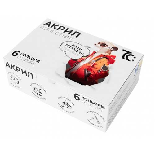Набор акриловых красок Gamma UA 7C 6кол 10мл 7C50601 Набор акриловых красок Gamma UA 7C 6кол 10мл 7C50601