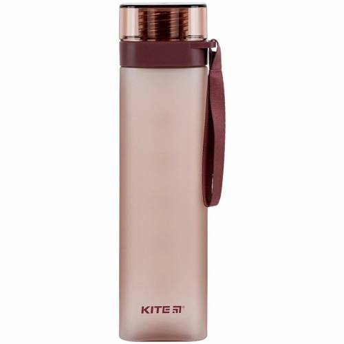 Бутылка для воды Kite 750 ml K24-1210-3 бордовая квадратная форма