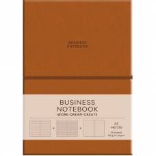 Блокнот Школярик А5 интегр обложка 96л. Business A5-7135LBrown PU м'яка палітурка крем папір 80г/м2 лінія Блокнот Школярик А5 интегр обложка 96л. Business A5-7135LBrown PU м'яка палітурка крем папір 80г/м2 лінія