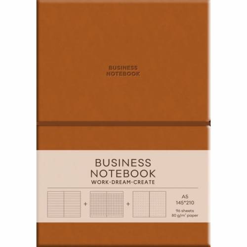Блокнот Школярик А5 интегр обложка 96л. Business A5-7135LBrown PU м'яка палітурка крем папір 80г/м2 лінія Блокнот Школярик А5 интегр обложка 96л. Business A5-7135LBrown PU м'яка палітурка крем папір 80г/м2 лінія